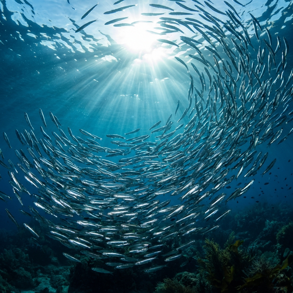 School of Fish Background